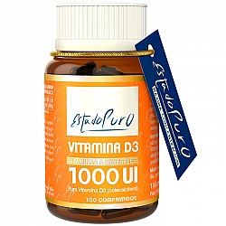 Vitamina D3 1000UI Estado Puro 100 comp