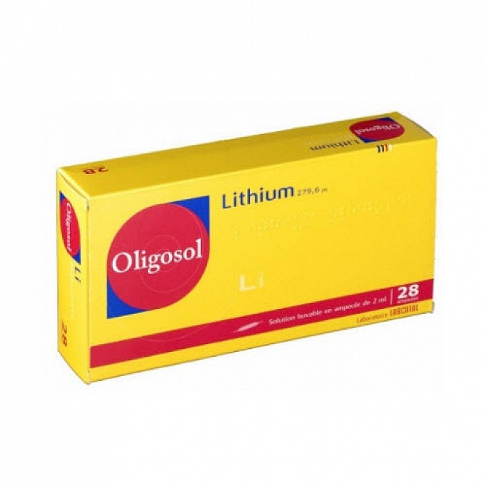 Oligosol Lithium ampollas