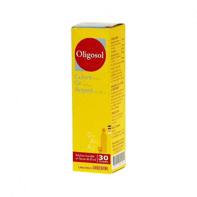 Labcatal Oligosol Cobre Oro Plata