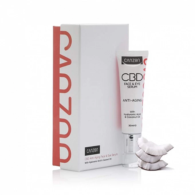 Sérum CBD Antiedad para rostro y contorno de ojos CBD Anti-aging Face & Eye Serum