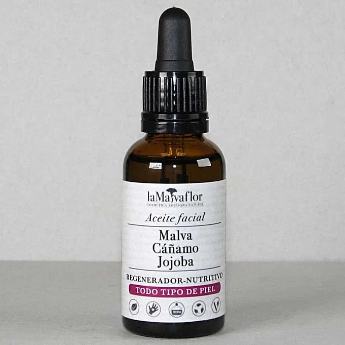 LaMalvaflor aceite facial malva, cáñamo y jojoba aceite facial malva, cáñamo y jojoba laMalvaflor