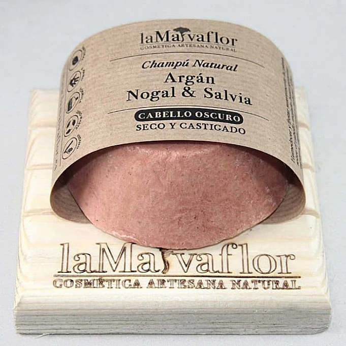 laMalvaflor Champú Natural Argán & Nogal comprar lamalvaflor champú natural argán y nogal