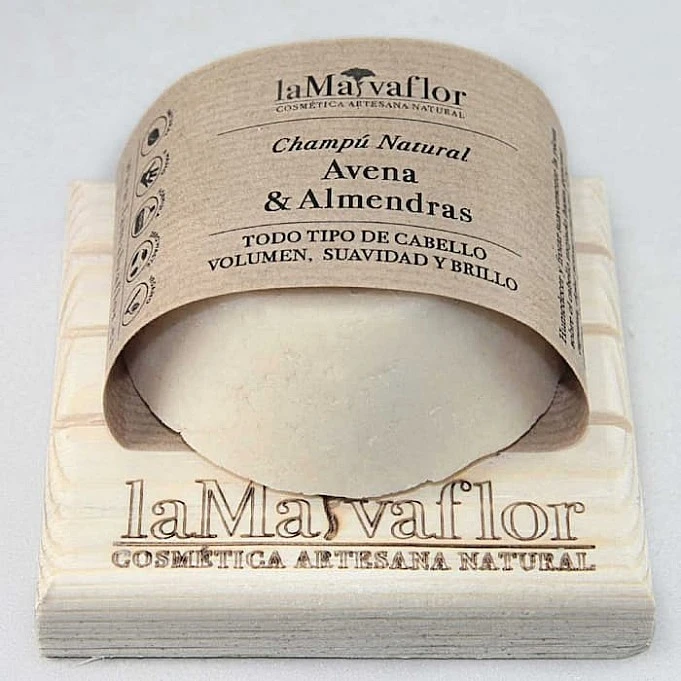 laMalvaflor Champú Avena y Almendras comprar lamalvaflor champu solido avena almendras
