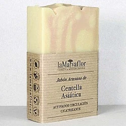 LaMalvaflor jabón artesanal de centella asiática