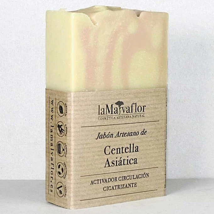 comprar la malvaflor jabon artesano centella asiatica