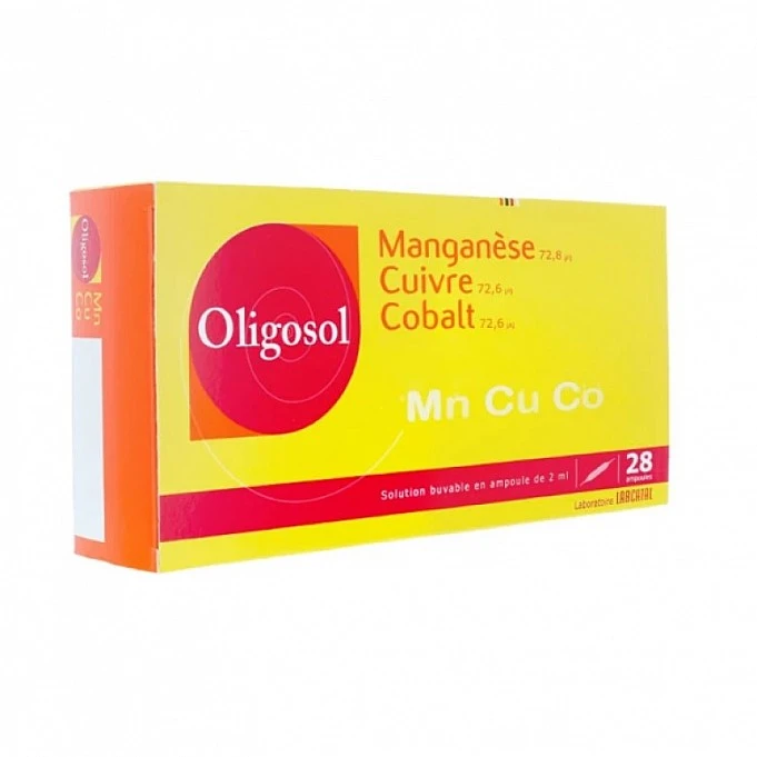 Labcatal Oligosol Manganèse Cuivre Cobalt (Mn Cu Co) 28 ampollas bebibles Labcatal Oligosol Manganèse Cuivre Cobalt (Mn Cu Co) 28 ampollas bebibles