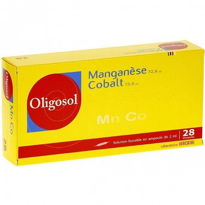 Oligosol Manganese Labcatal Oligosol Manganese-Cobre 8 ml