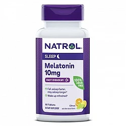 Natrol Melatonin Fast dissolve 10 mg Citrus