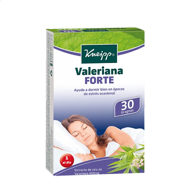 Valeriana Kneipp Forte 30 grageas Valeriana Kneipp Forte 30 grageas