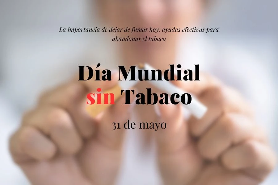fondo desenfocado de mujer rompiendo cigarrillo por la mitad en primer plano simbolizando el hecho de dejar de fumar