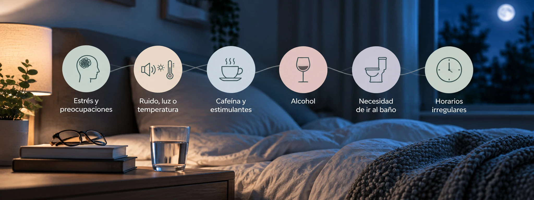 Causas habituales de los despertares nocturnos