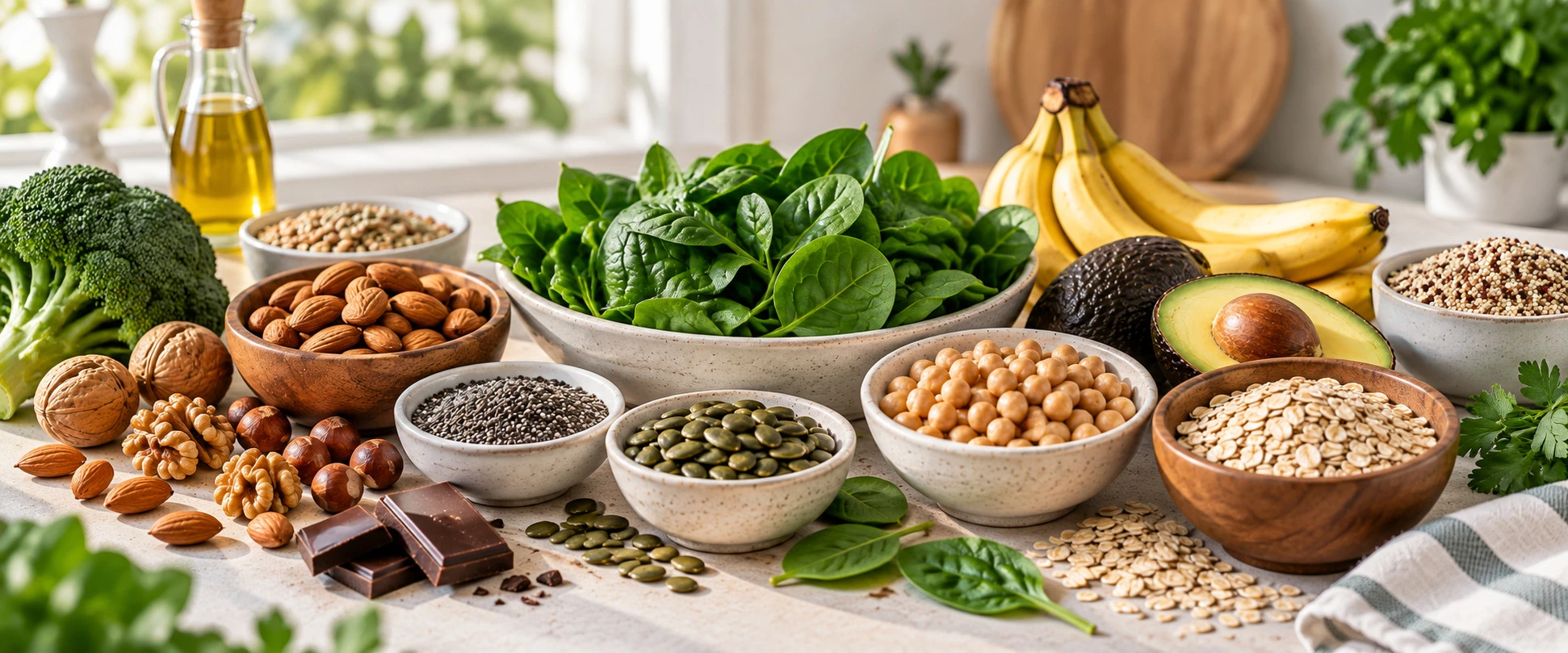 Alimentos ricos en magnesio