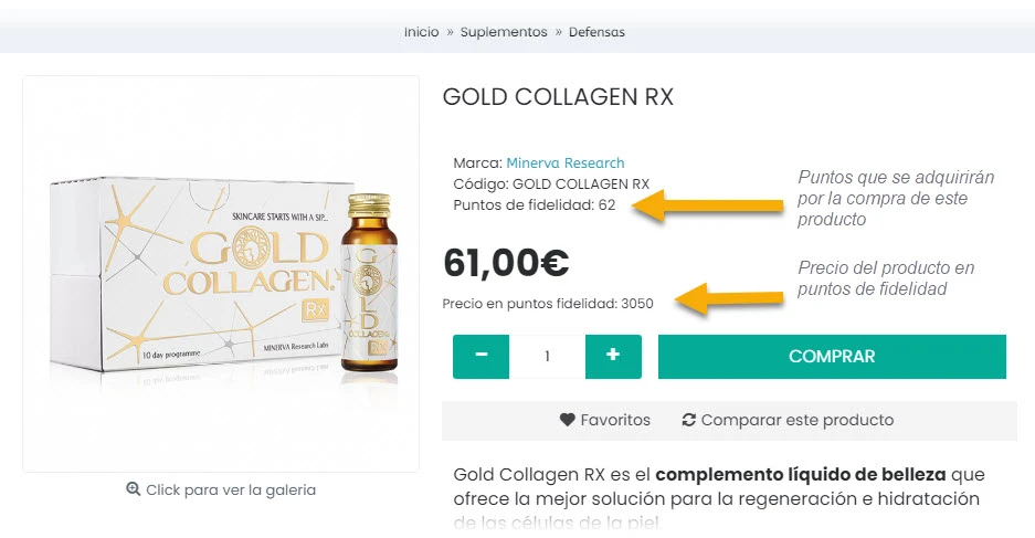 ¿DÓNDE PUEDO VER EL PRECIO EN PUNTOS DE CADA PRODUCTO? puntos fielizacion farmacia enclar